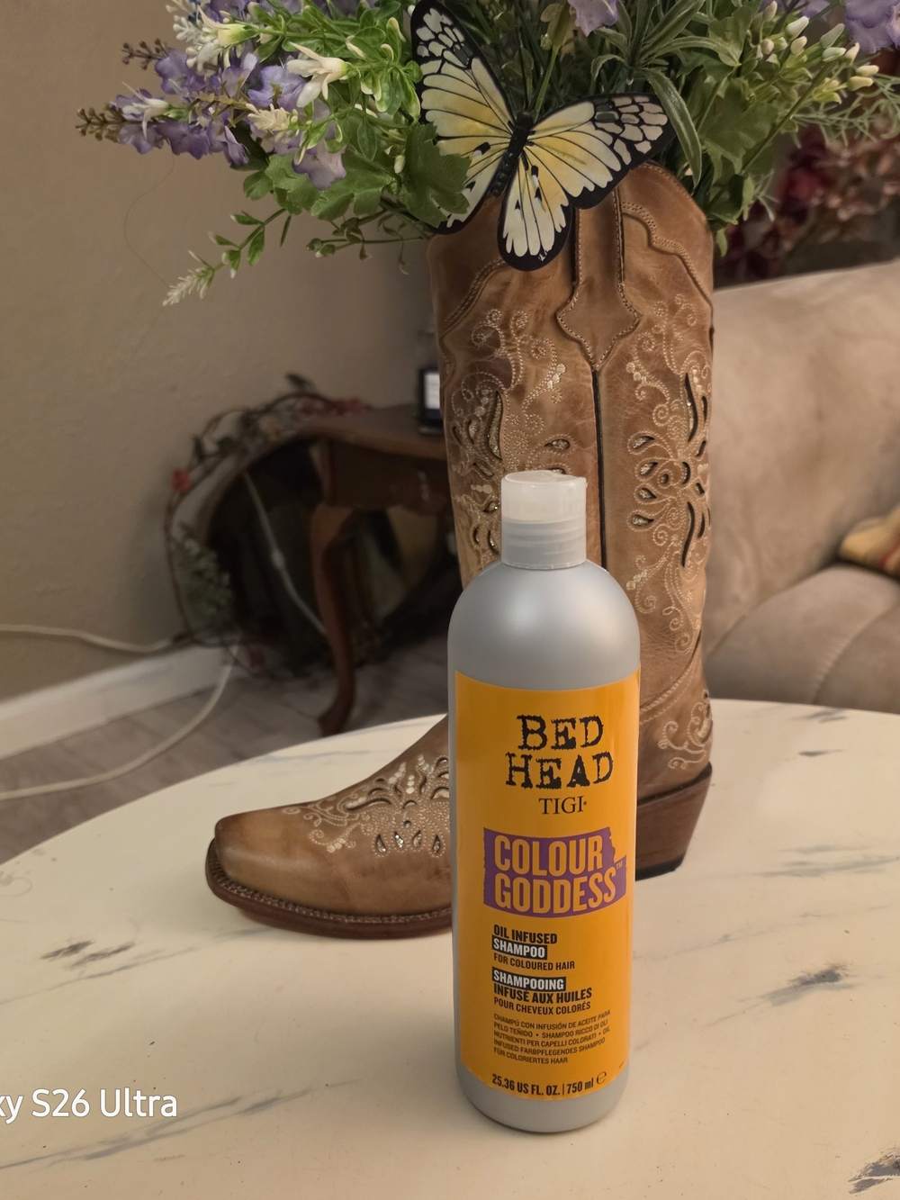 BedHead Colour Goddess Oil-Infused Shampoo — Yellow